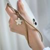 Mobile Phone Chain Lanyard Short Mobile Phone Lanyard Wrist Hand-woven Flower Key Pendant