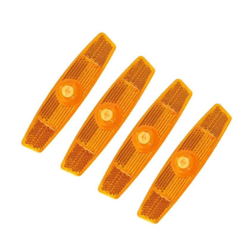20Pcs/set High Reflective Bicycles Wheel Reflectors Bicycles Reflectors Suitable for Mountain Bicycles Safety Warning