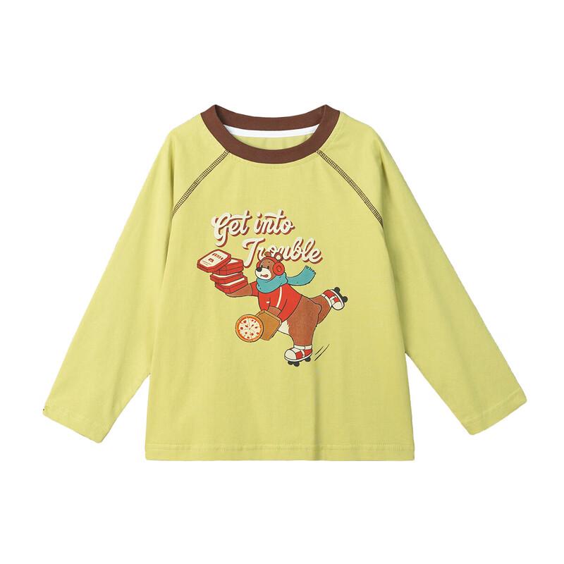 LUSON Boys' Cartoon Print Long Sleeve T-Shirt