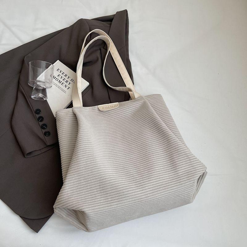 

Loose Bag Women s Large Capacity 2024 New Arrival Autumn Versatile Canvas Shoulder Bag College Student Class Tote Bag