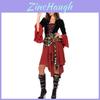 Stunning Women's Caribbean Pirate Costume Featuring Jack Sparrow Inspired Design For Halloween Parties