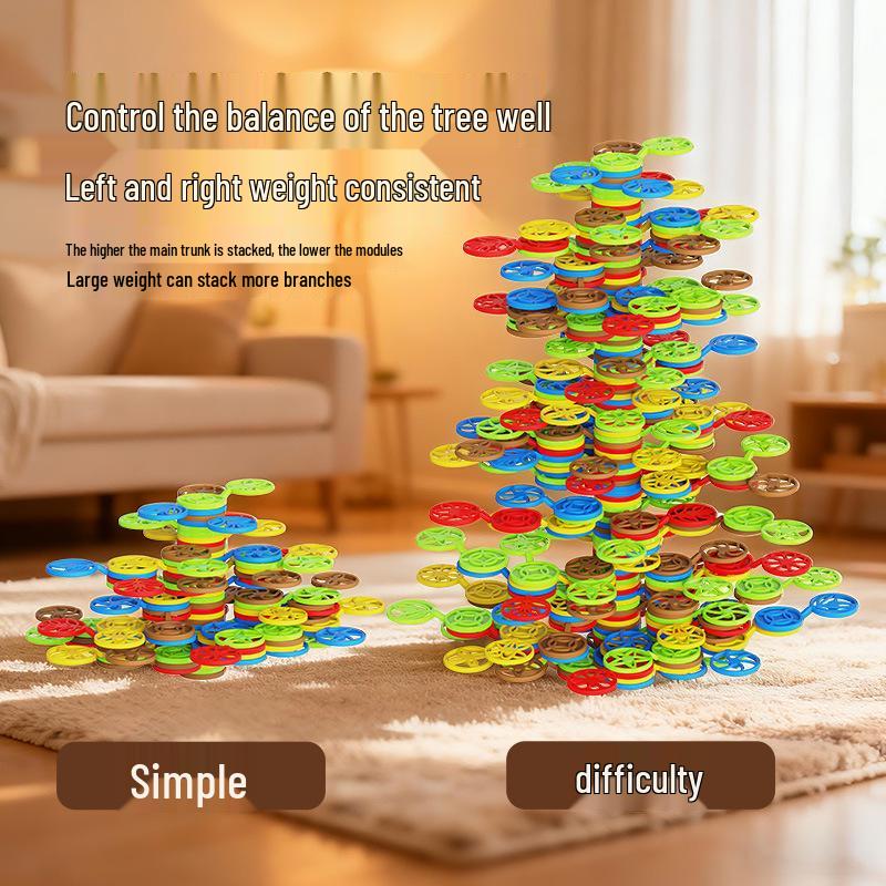 Children's Educational Stacking Blocks - Early Learning Balance Toy