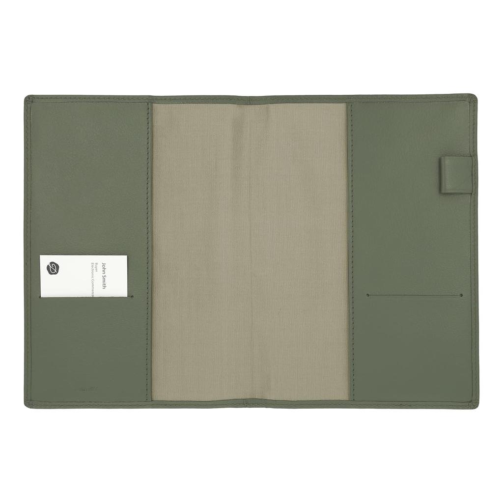 Delfonics Leather Diary Cover, B6 (Dark Green)