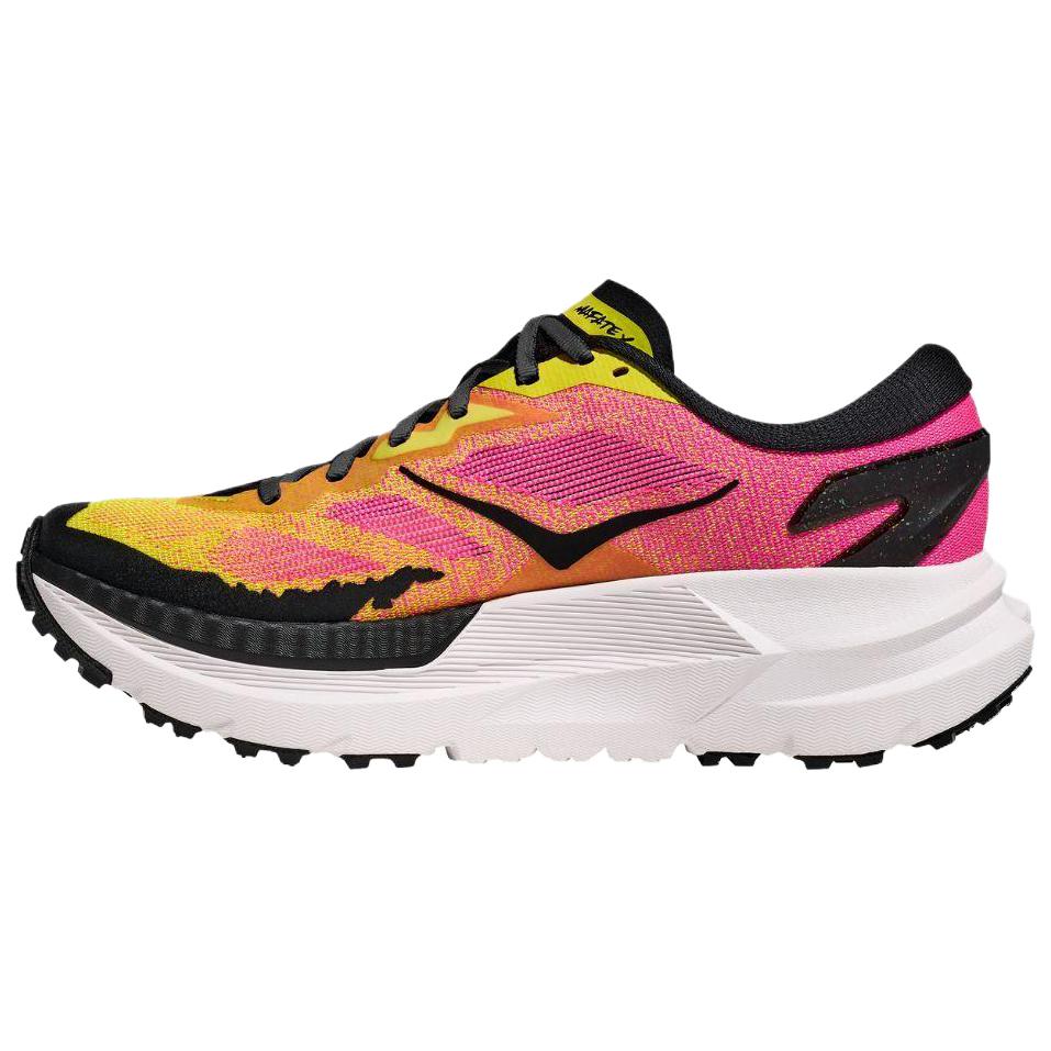 HOKA ONE ONE Mafate X Беговые кроссовки Женские Желто-розовые 1162010-NNH 38.5