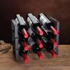 Stackable Iron Wine Rack - Modern Creative Display for Multiple Bottles