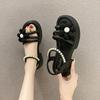 Fashion Summer Beach Open Toe Woman Shoes Luxury Vintage 2025 Offers Original Comfort Sandals for Women Chic and Elegant Wholesale Shoe