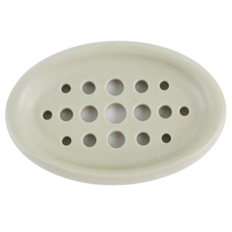 Bathroom Soap Drain Box Silicone Filter Bathroom Supplies Household Products Convenient Practical Laundry Brush Soap Tray
