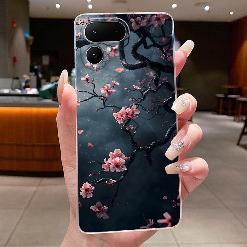 

For Tecno Pova Curve 2 Case LK7K Clear Luxury Fashion Butterfly Flower Soft Silicone Phone Cover for Tecno Pova Curve2 5G Casing Pova Curve 2 5G