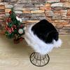 Christmas Party Hat Furry Christmas Hat Plush Santa Hat Christmas Party Decor