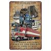 Wall Metal Art Tin Sign Retro Home Decor 20x30cm