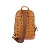 MCM Klassik Visetos Monogram Print Faux Leather Chest Bag Men bags Brown Cognac MMLBSKC01CO001