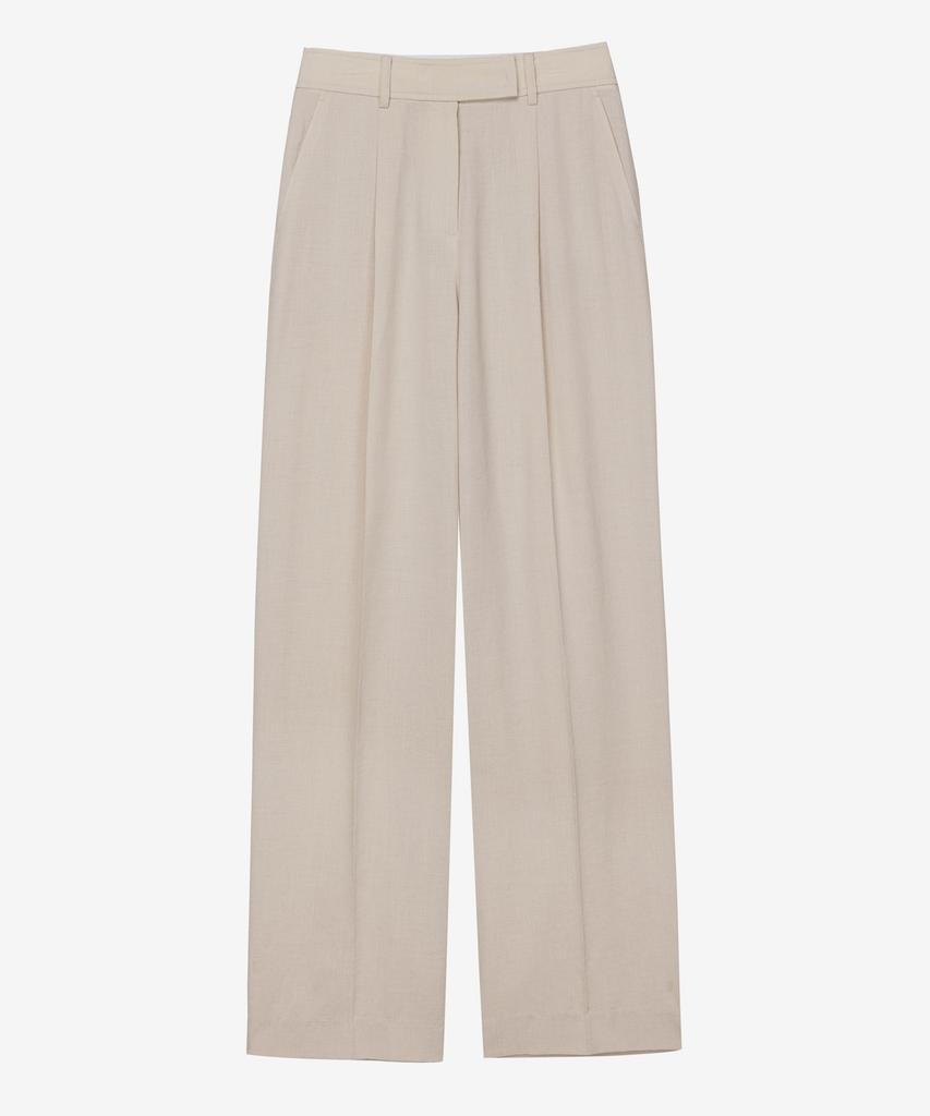 MIND BRIDGE WOMEN [W] Single-Pleat Wide Slacks - 3Color Mypt3203