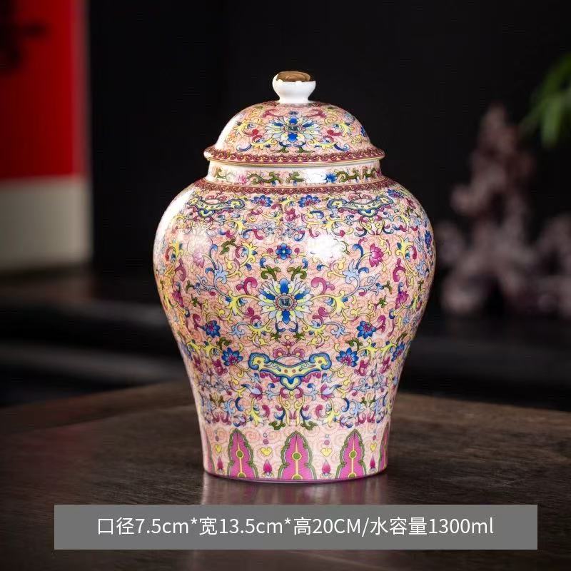 Creative Blue and White Porcelain Candy Jar Multifunctional Ceramic Nuts Coffee Bean Herb Storage Jar Table Top Decoration Vase