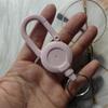 Steel Wire Telescopic Wire Rope Keychain Easy-to-pull Retractable Key Ring  Climbing