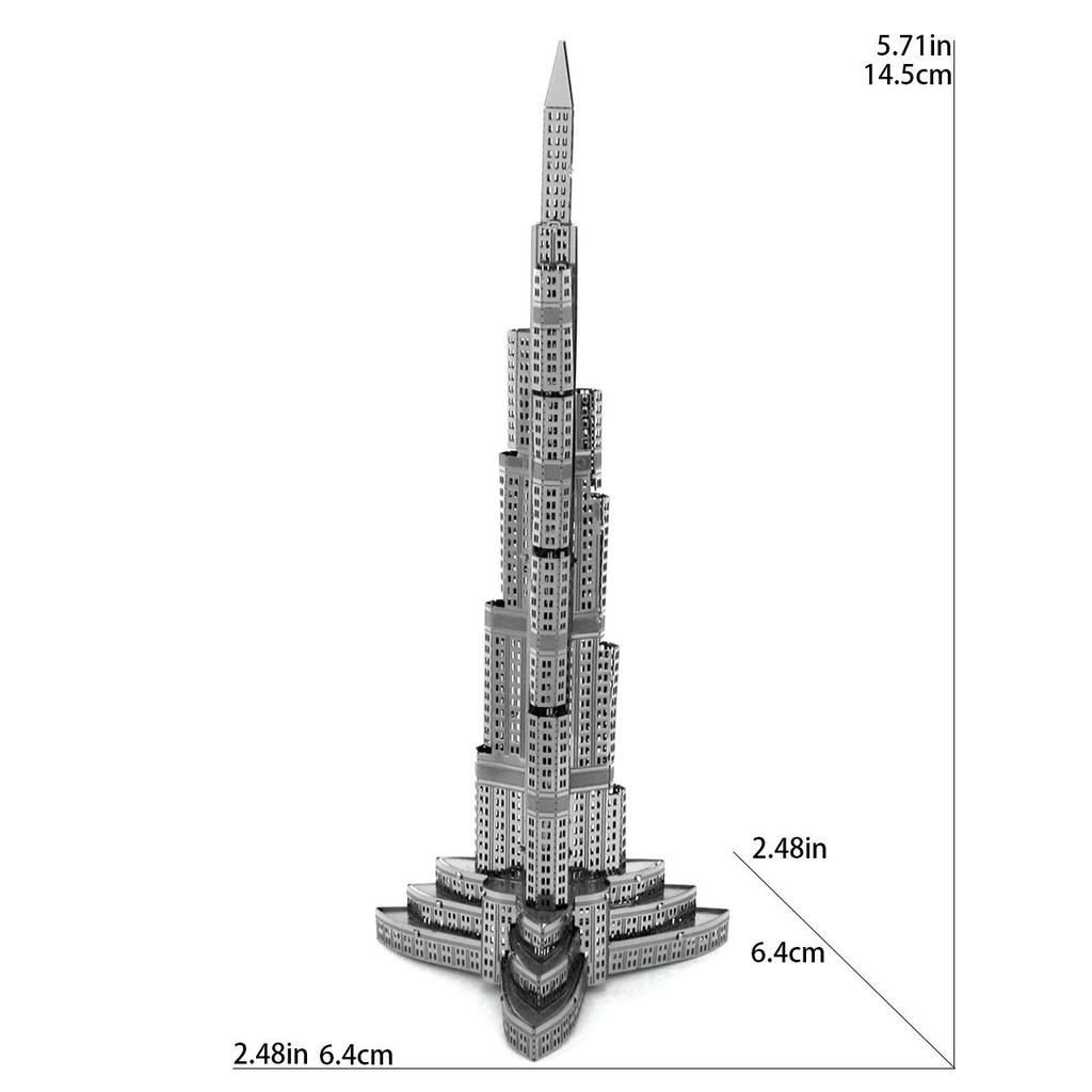 3D Metal DIY Puzzle Model Kit for Adults: Interlocking Educational Toy
