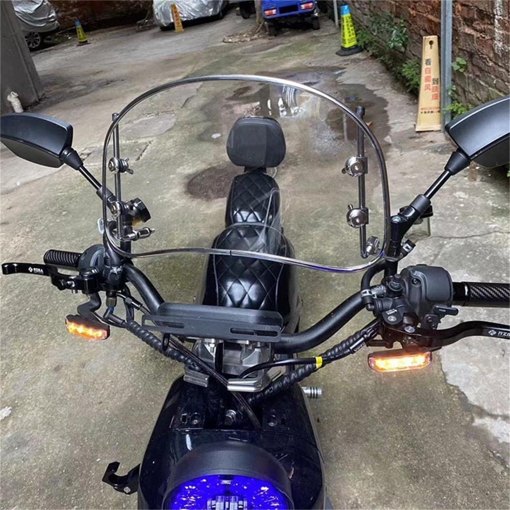 Motorcycle Windshield Universal Scooter Windscreen Wind Deflector Screen Windshield Spoiler Air Deflector