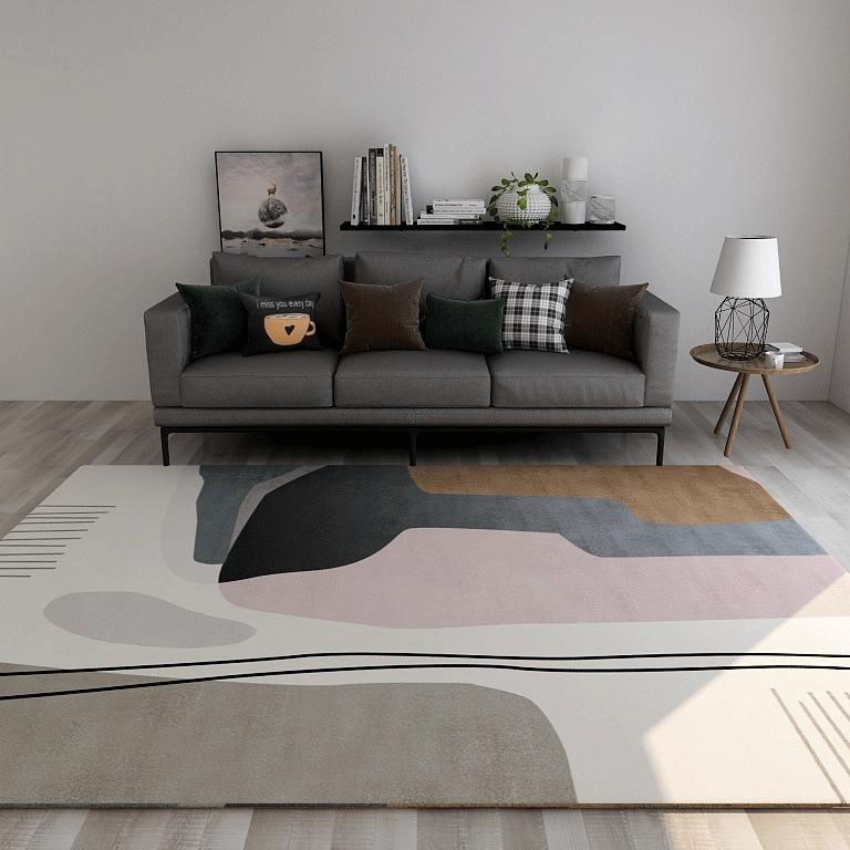 Nordic Style Living Room Decoration Rugs Girly Bedroom Carpet  Hallway Decor Mat High Quality Home Large Area Carpets Lounge Rug