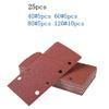 Multipurpose 185x93mm Flocking Sandpaper Sheets 8 Hole Design Anti Static Abrasives For DIYer Projects Smooth Finishing
