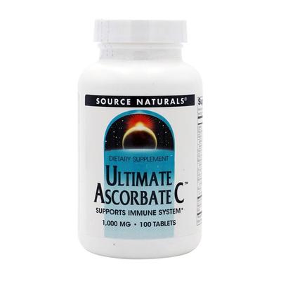 Ultimate Ascorbate C 1000 Mg, 100 Tablets