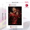 Cr7 100% Kulaté Plné Vrtáčky 5D DIY Diamantové Malování Výšivka Křížkový Steh Kamínková Dekorace