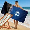Asciugamano da Spiaggia Stampato FC Schalke 04, Asciugamano Grande Morbido ad Asciugatura Rapida per Spiaggia Campeggio Nuoto