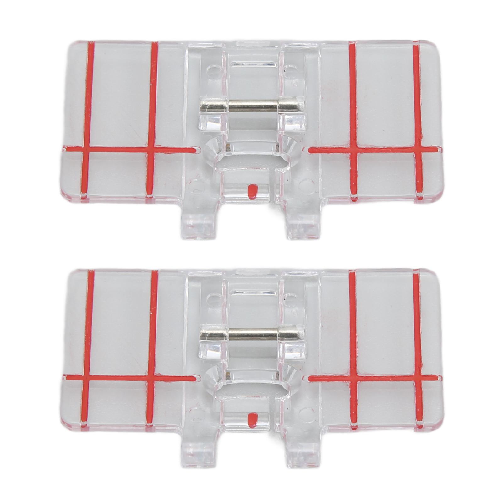 

2 шт. Лапка для параллельного стежка пластиковая прочная долговечная бытовая многофункциональная швейная машина