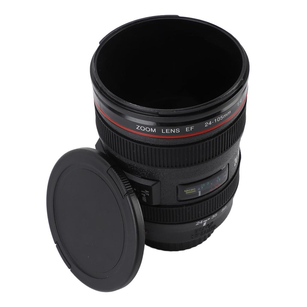 Camera Lens Coffee Mug Multipurpose Innovative Leakproof Camera Lens Cups for Photographers Traveler