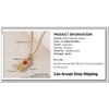 Personality Stainless Steel Gold Plated Drip Oil Star Boots Pendant Necklaces For Women Chain Choker Jewelry Wholesale 1Pcs