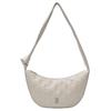 PU Shoulder Bag Medium Unisex White/Black Casual