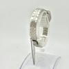 Used [Operation] SEIKO Mechanical Manual Winding Ladies Watch Silver Emerald Green 11-4120 5D0515