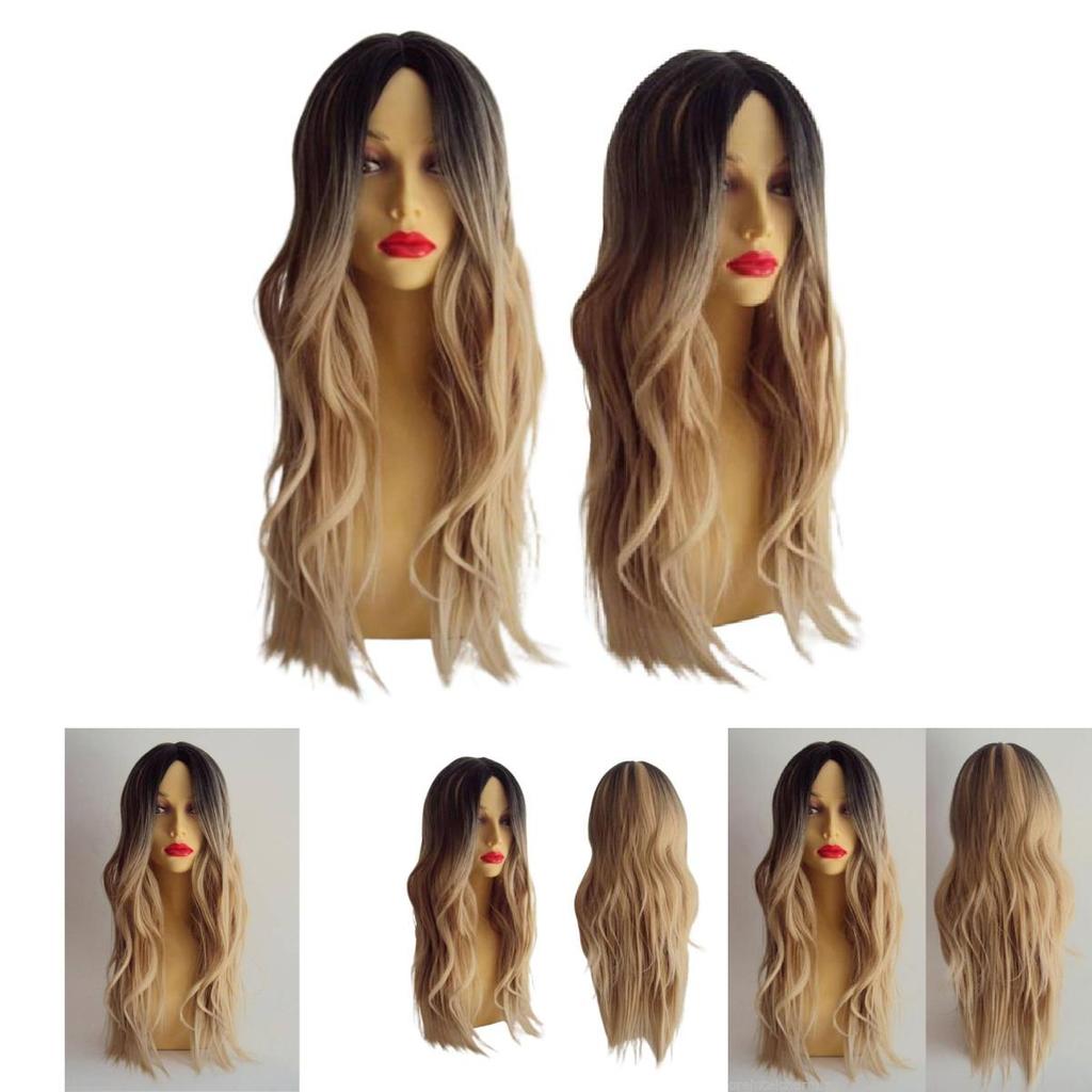 Luxurious Fashion Cosplay Hair Wig For Women With Long Straight And Curly Styles