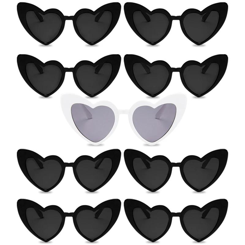 Bachelorette Party Heart Shaped Sunglasses Wedding Bridal Shower Decor Hen  Supplies Bride To Be Bridesmaid Gift Glasses