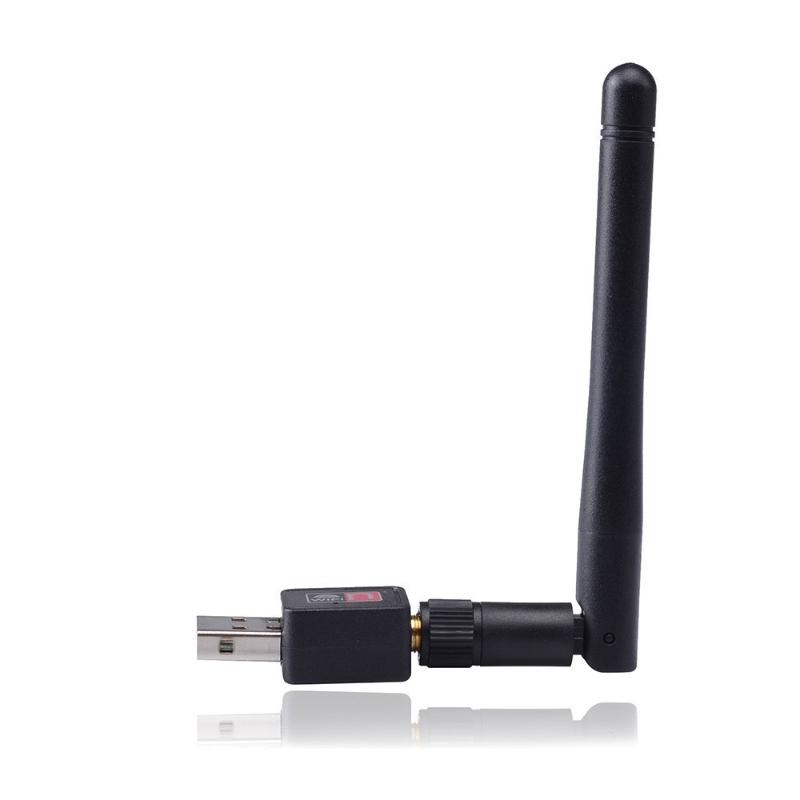 1 Set Wi-Fi Receiver Transmitter Dongle 2Db/5Db 150Mbps Wireless Network Card Usb 2.0 802.11 B/G/N Lan Wifi Antenna Adapter