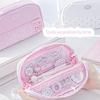 Pencil Case Fashionable Dot Design Pen Holders With Roomy Interior Small Items Holders Bag Desk Organizer