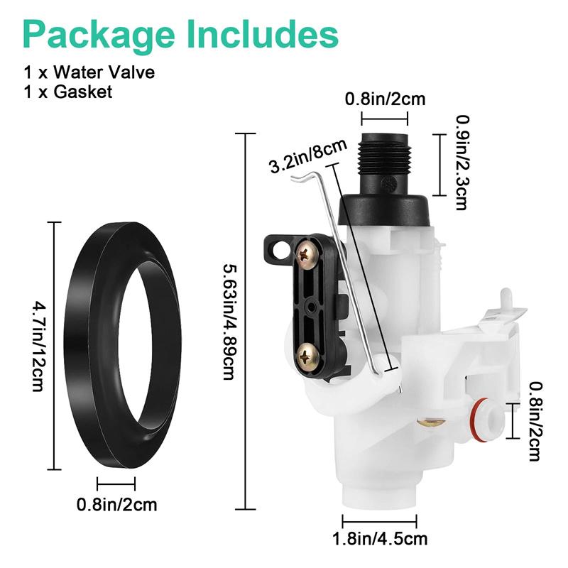 Kit de înlocuire valvă de apă pentru toaletă rulotă Pentru Thetford Aqua Magic V Model Înalt / Jos Piese pentru toaletă rulotă 31705 31688 31687 31683