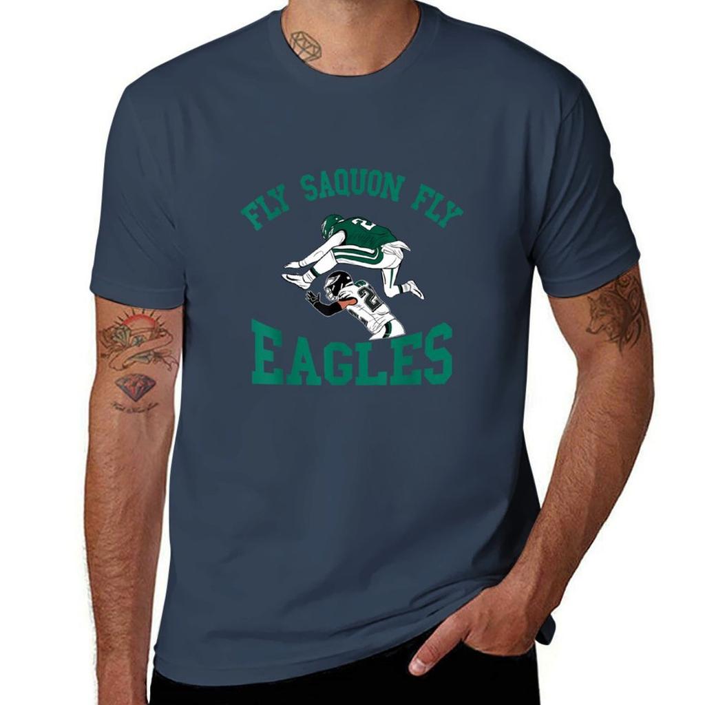 Fly Saquon Fly EaglesBarkley The Reverse Hurdle 2024 TShirt Summer Holiday Casual Tee TShirt
