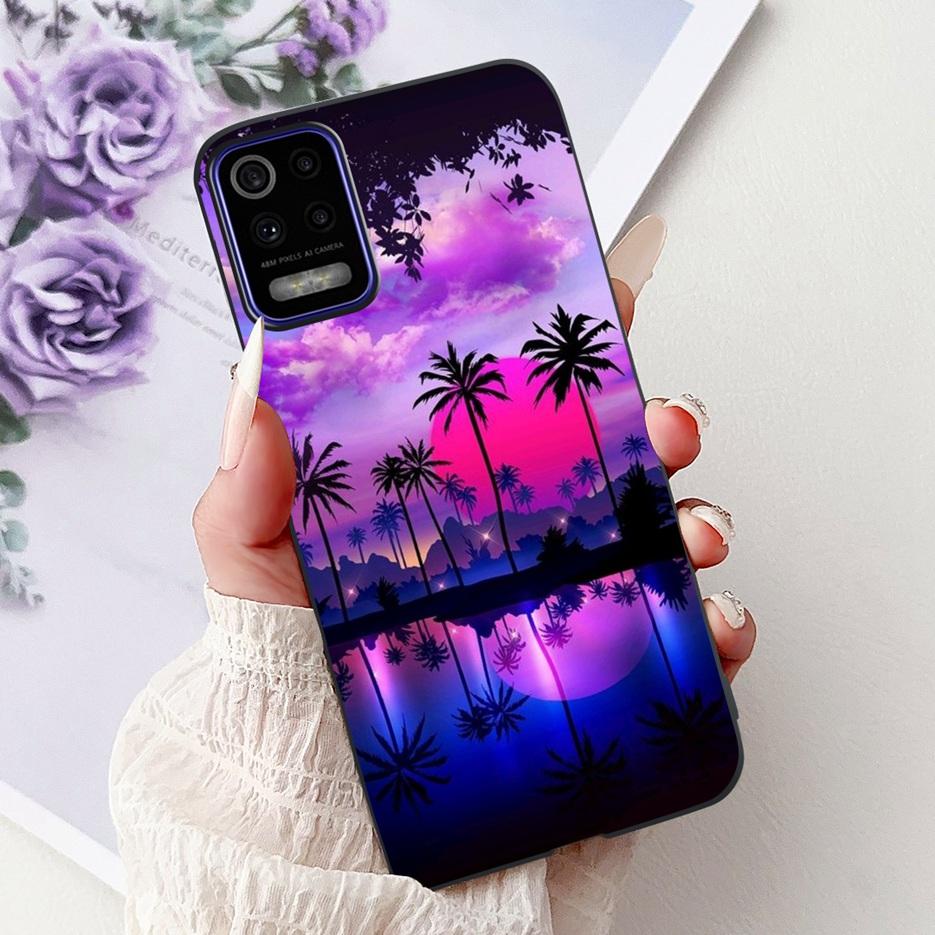 For LG K52 K62 2020 Case LM-K520 LM-K525 Stylish Love Heart Painted Cover Soft TPU Phone Case For LG K62 K 52 LGK52 LGK62 Fundas