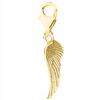 Gold Pendant with Angel Wings Guardian Angel Wings Silver 925