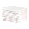 19inch Face towel white thin 10-piece set 200 monme quick-drying 100 cotton 86cm long size washing sauna gym sports easy wrap suitable commercial use