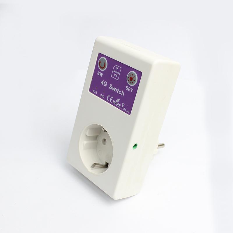 Shunwei 4G Smart Socket: Remote Control Switch for Water Pumps, Routers, and Appliances Via Phone or SMS.