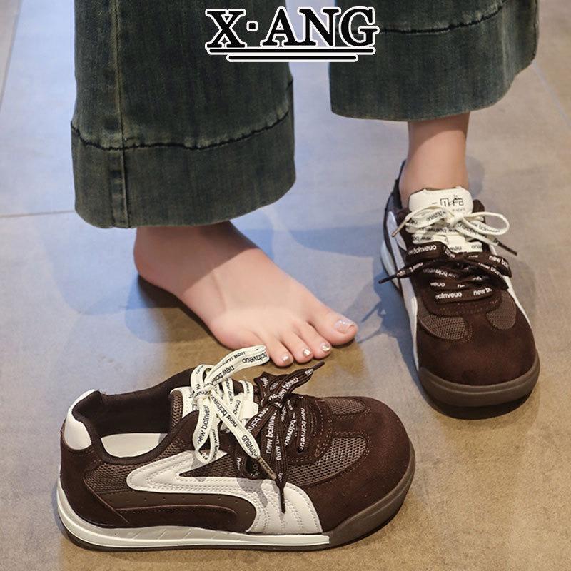 Leather soft sole children's autumn new versatile lightweight casual sports shoes women's shoes