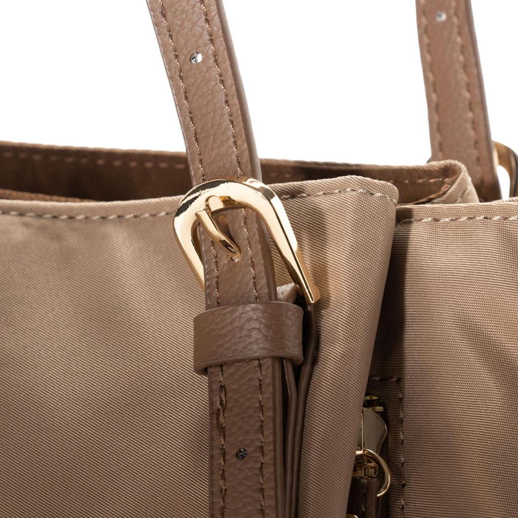 Tote Antibacterial Nylon Tote Size Black [Monica] Bag, 2-Way Bag, S, Women's, MONI1004, (10)