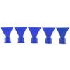 5pcs Accessories Wave Shape Silicon Cone Caulking Spare Part Nozzle Flat Nozzle Wave Shape Silicon Cone Caulking Spare Part