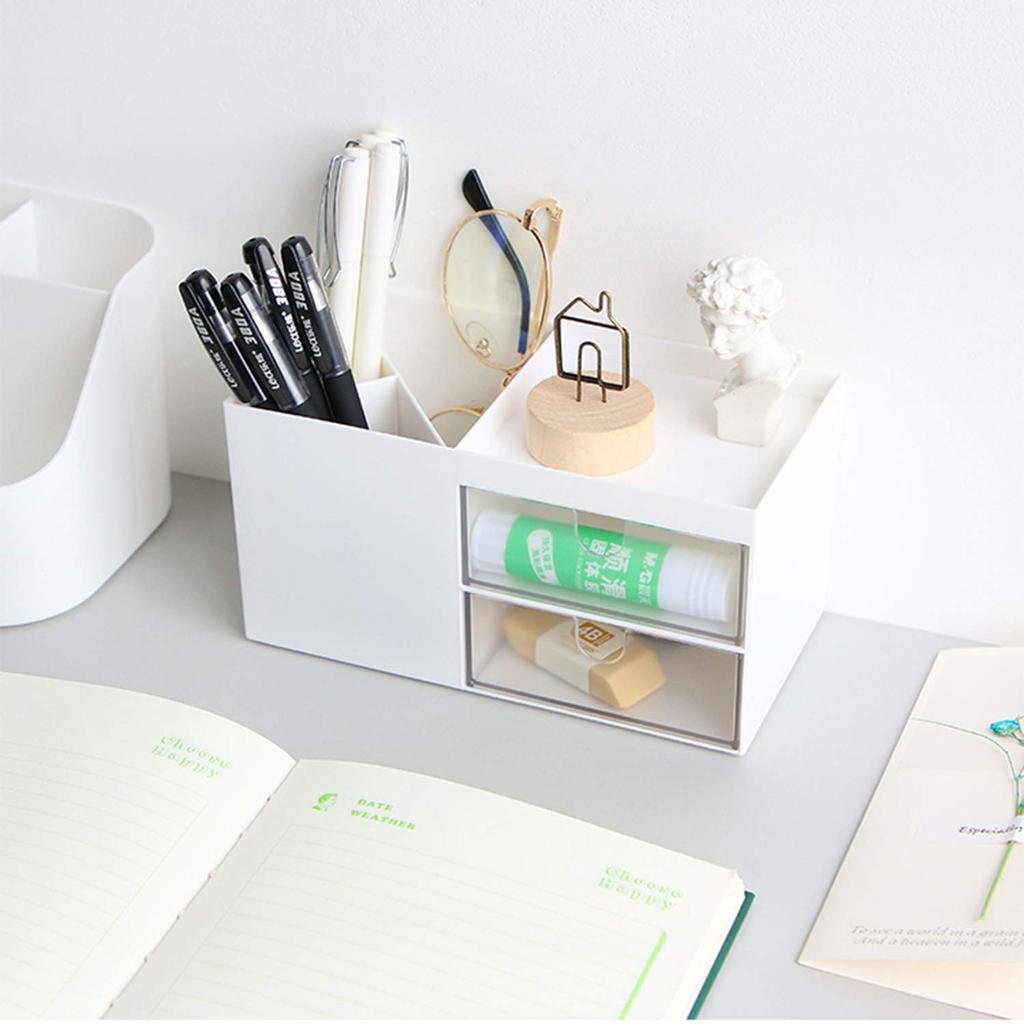Multifunctional, large-capacity, pen holder, small item holder, pen stand, cosmetics, remote controls, stationery, accessories, desktop storage,