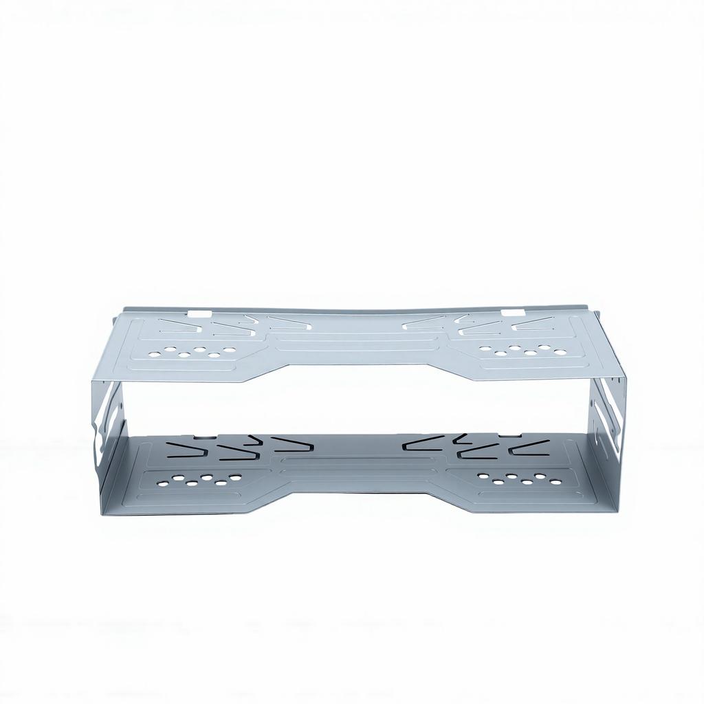 Single Din Stereo Radio Fitting Cage Universal 7x2.67x1.96in Metal Single Din Radio Mount for Car Headunit DVD Players