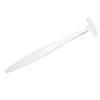 Tongue Brush Silicone Portable Freshen Breath Tongue Scraper Cleaner for Oral Care White Transparent