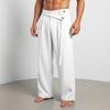 Herren Leinenhosen Hosen Sommerhosen Gerade Beine Einfach Komfort Atmungsaktiv Vollständig Lässig Täglich Urlaub Mode
