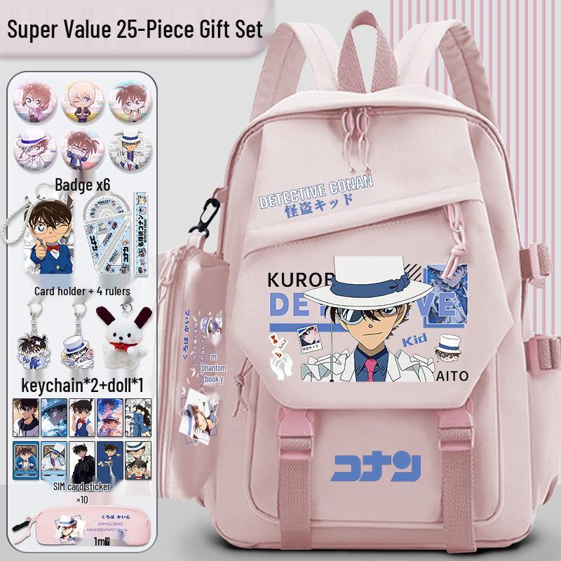 Detective Conan x Kaito Kid Large Capacity Backpack for Students