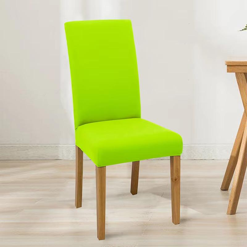 

6pcs Elastic Solid Color Adjustable Chair Cover Spandex Stretch Slipcovers Chair Seat Covers Kitchen Dining Room Wedding 6PCS