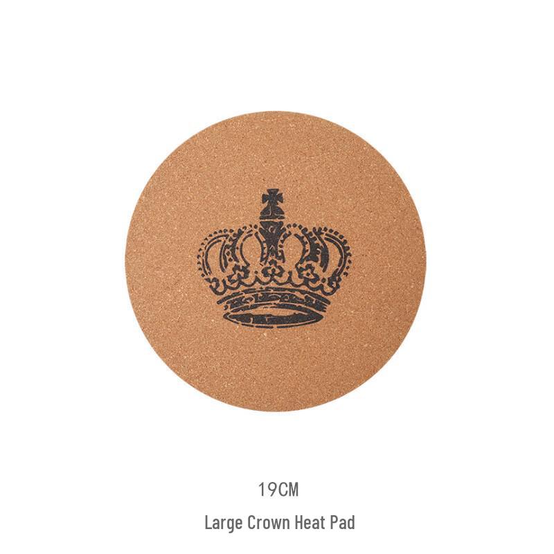 Crown Design Wooden Heat Insulation Mat Set